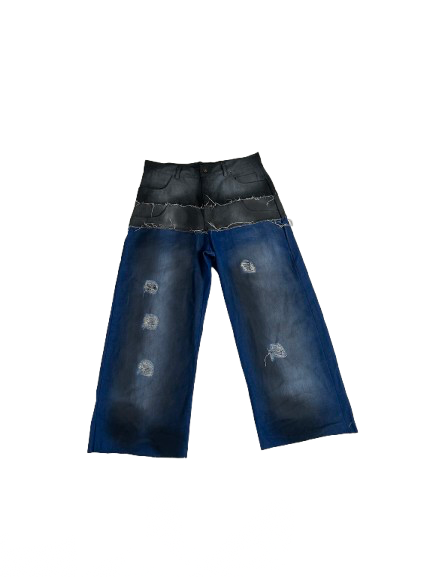 FRACTURED DENIM