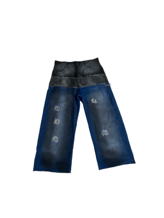 FRACTURED DENIM