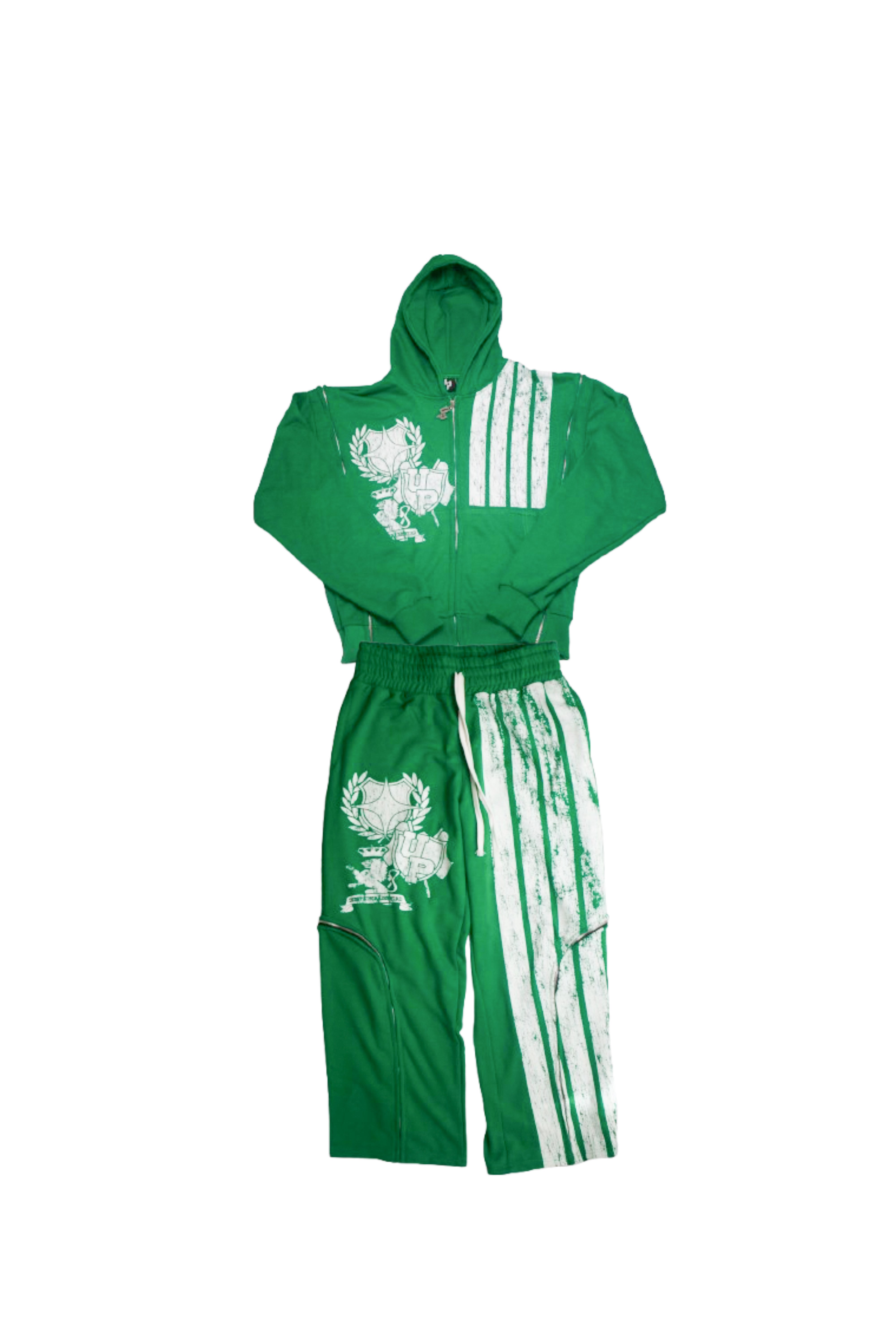 GREEN - UP INTERCHANGEABLE TRACKSUIT