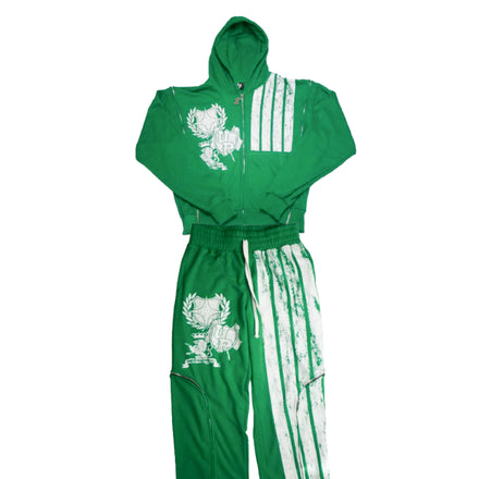 GREEN - UP INTERCHANGEABLE TRACKSUIT