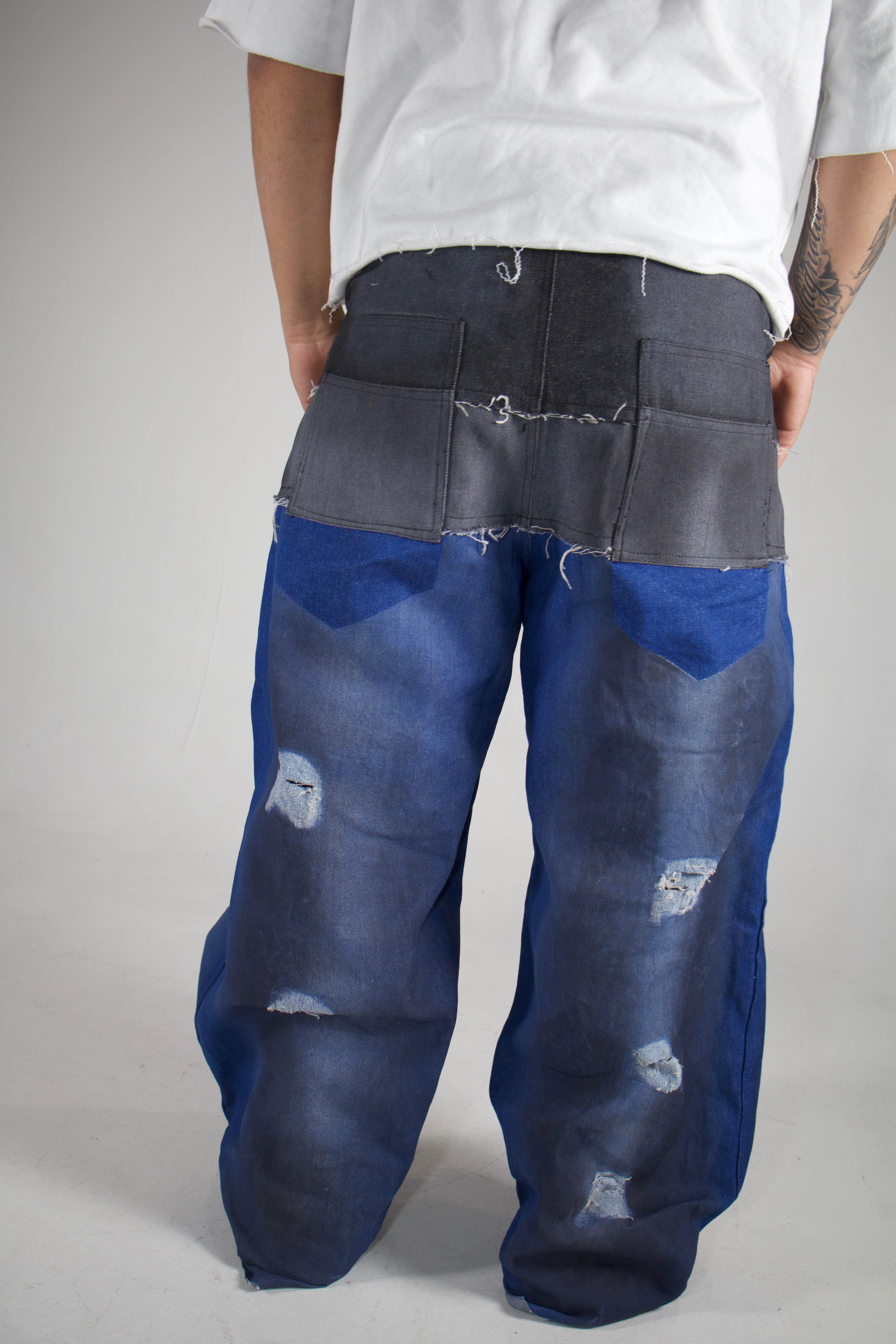 FRACTURED DENIM