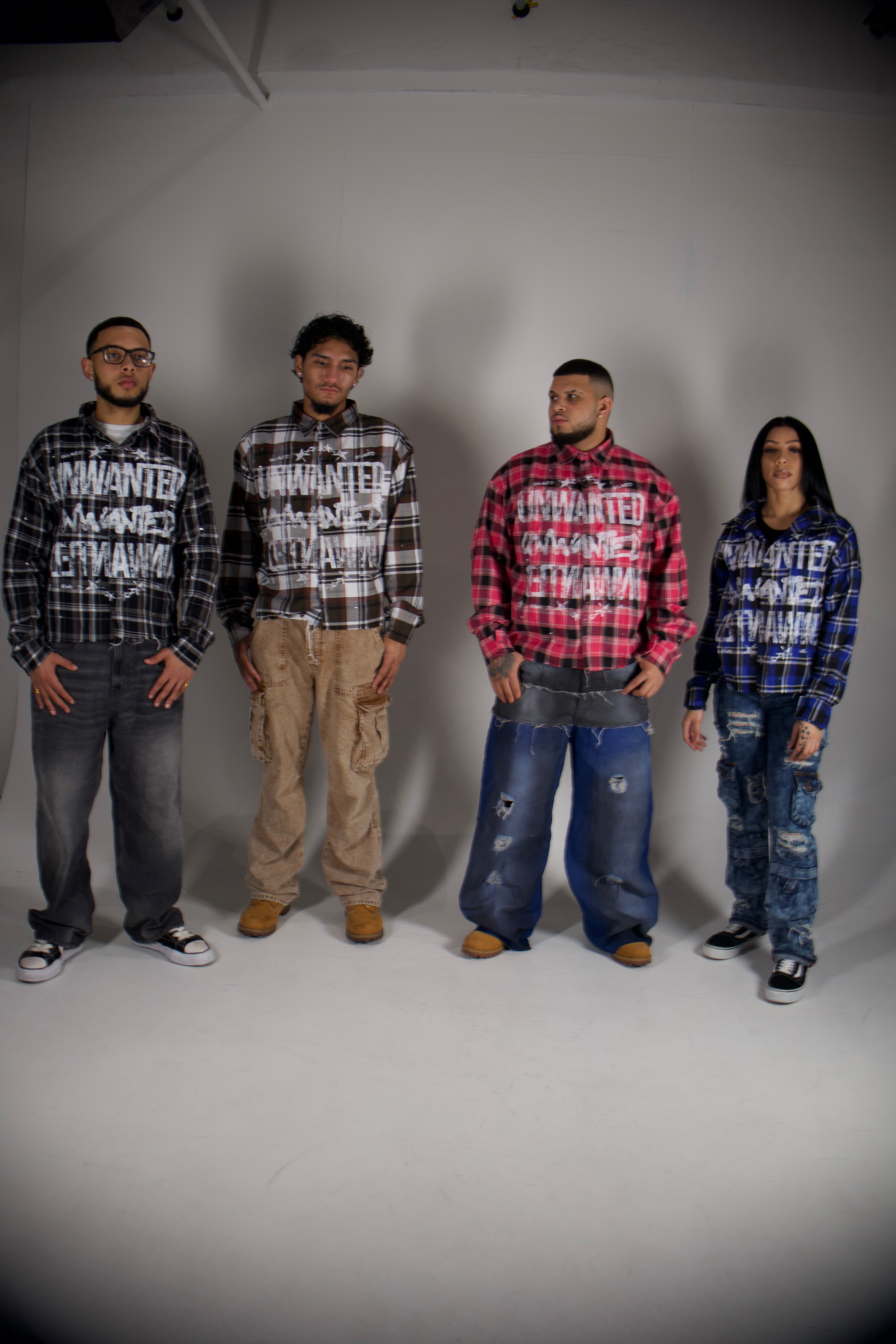 FRAGMENT PLAID FLANEELS